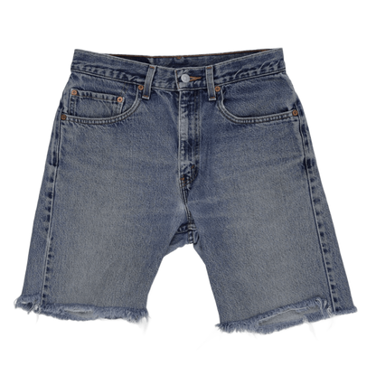 Levi's 501 Vintage Frayed Hem Denim Shorts Blue Size 32 Cotton