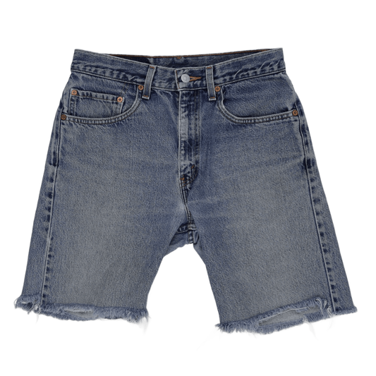 Levi's 501 Vintage Frayed Hem Denim Shorts Blue Size 32 Cotton