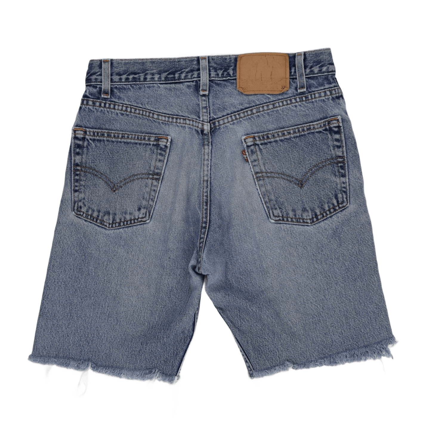 Levi's 501 Vintage Frayed Hem Denim Shorts Blue Size 32 Cotton