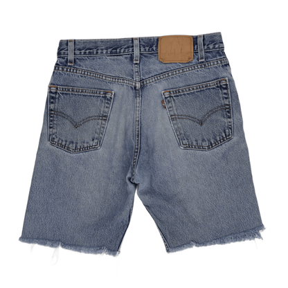Levi's 501 Vintage Frayed Hem Denim Shorts Blue Size 32 Cotton