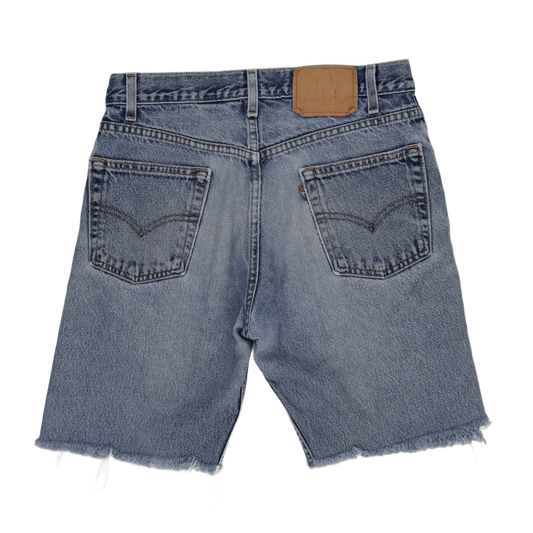 Levi's 501 Vintage Frayed Hem Denim Shorts Blue Size 32 Cotton