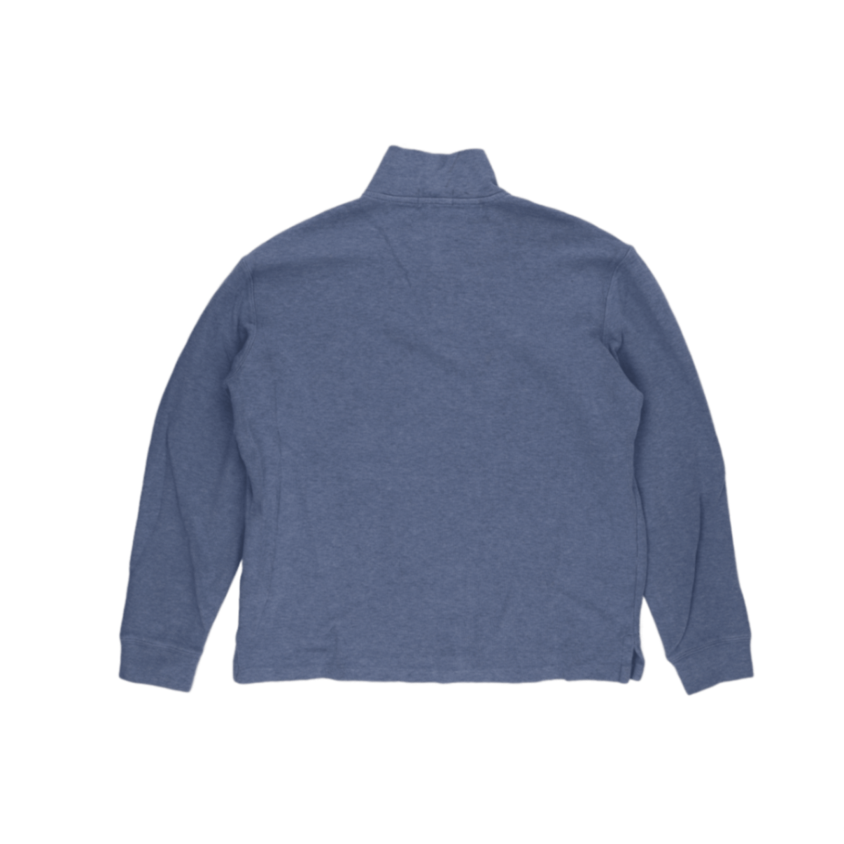Polo Ralph Lauren Men's 1/4 Zip Sweatshirt Blue Large Cotton Blend