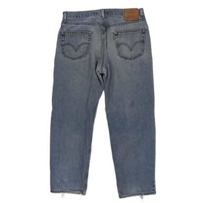 Levi's 550 Relaxed Fit Men's Vintage Jeans Blue W36 L32 100% Cotton