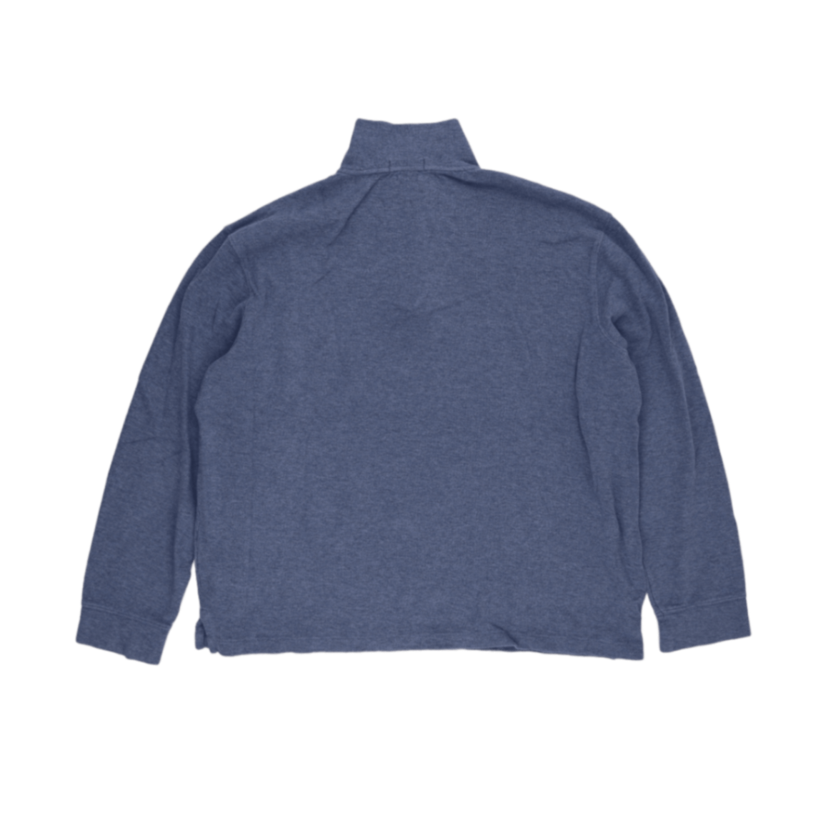 Polo Ralph Lauren Estate Rib Quarter Zip Sweatshirt Blue XL Cotton Blend