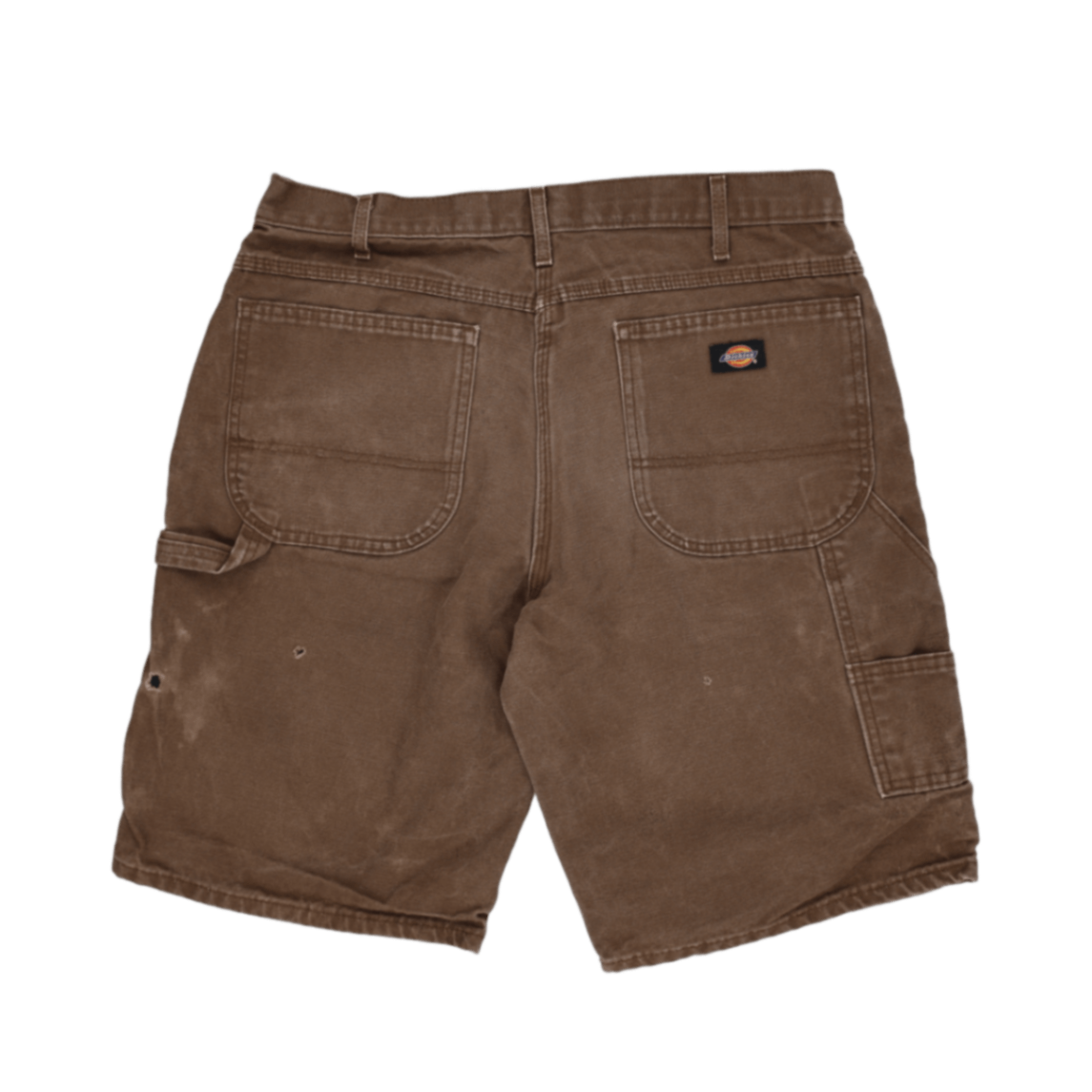 Dickies Brown Carpenter Work Shorts 36W 11 Inch Inseam Cotton Vintage