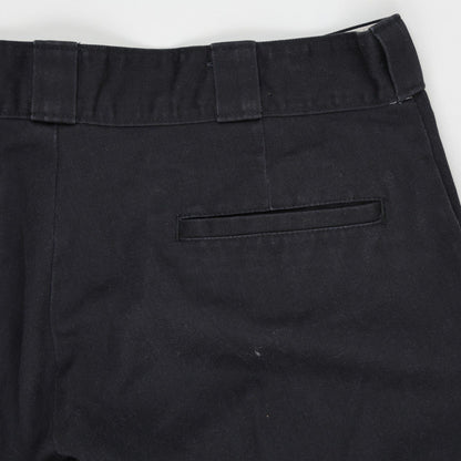Dickies Black Work Trousers 34W 32L Cotton Vintage Mens