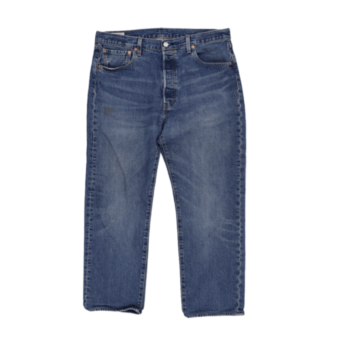 Levi's 501 '93 Straight Fit Blue Denim Jeans W34 L34 100% Cotton Vintage