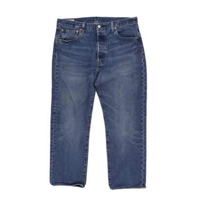 Levi's 501 '93 Straight Fit Blue Denim Jeans W34 L34 100% Cotton Vintage