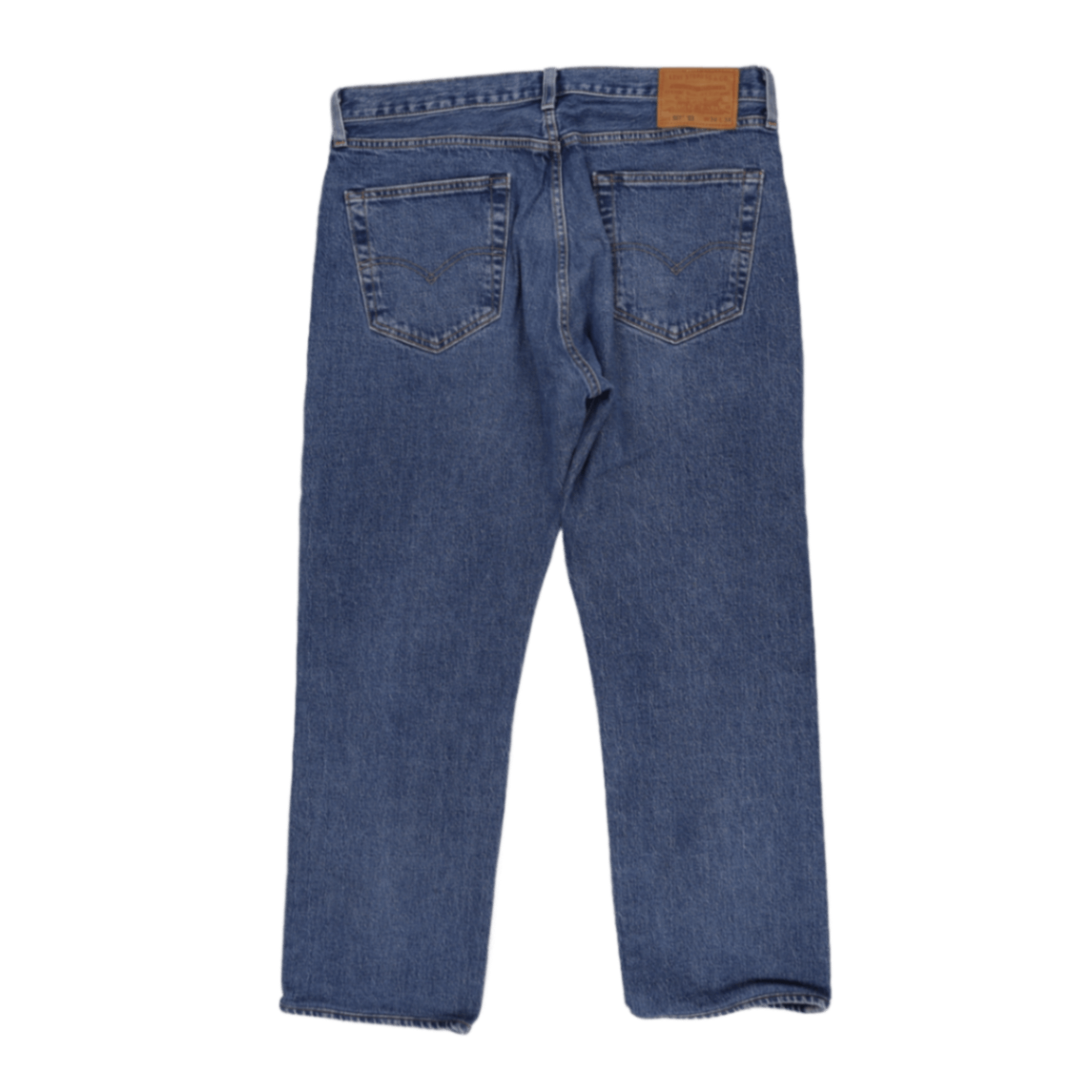 Levi's 501 '93 Straight Fit Blue Denim Jeans W34 L34 100% Cotton Vintage