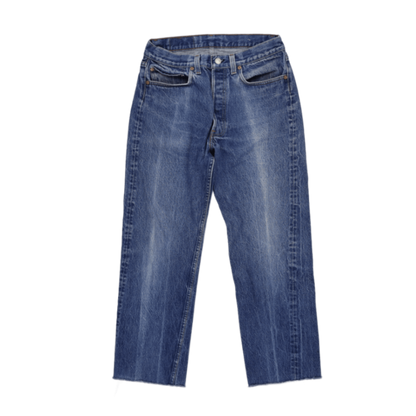 Levi's 501 Original Fit Blue Jeans W33 L34 Straight Leg Vintage Cotton