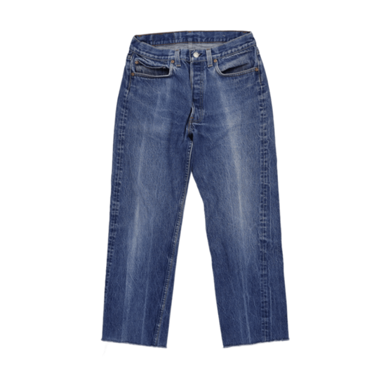 Levi's 501 Original Fit Blue Jeans W33 L34 Straight Leg Vintage Cotton