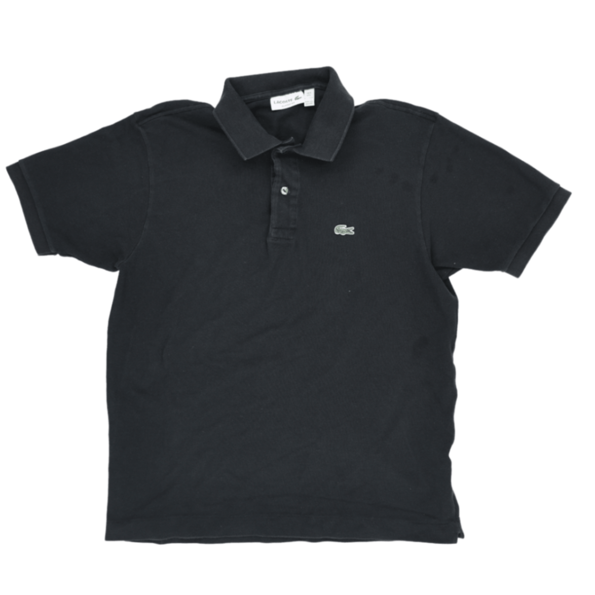 Lacoste Classic Polo Shirt Black Large 100 Percent Cotton Mens