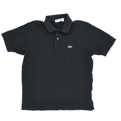 Lacoste Classic Polo Shirt Black Large 100 Percent Cotton Mens