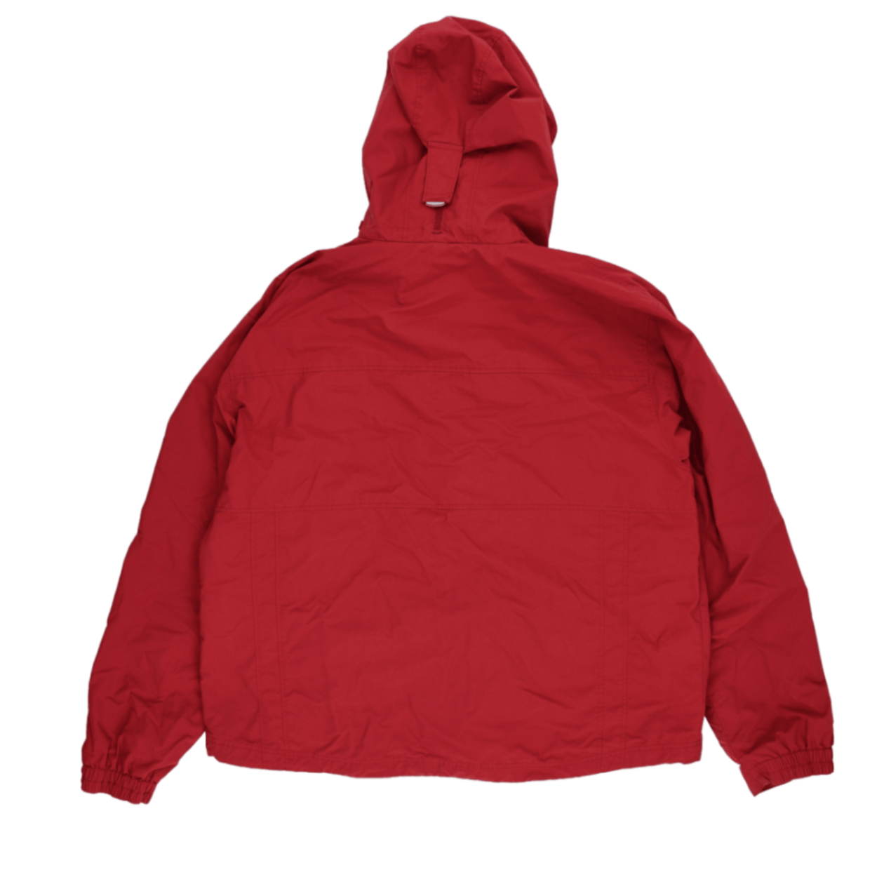 L.L. Bean Men's Hooded Jacket Red XL 100% Nylon Outdoor Jacket
