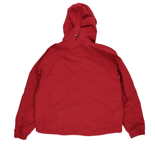 L.L. Bean Men's Hooded Jacket Red XL 100% Nylon Outdoor Jacket