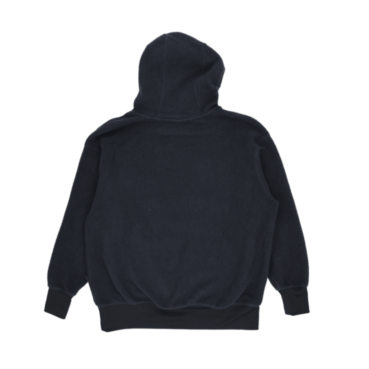 Nike Black Sherpa Fleece Pullover Hoodie for Men Size Small 100 Percent Polyester