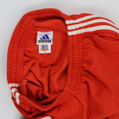 adidas Vintage Red Track Pants Men's Medium Cotton Blend Joggers