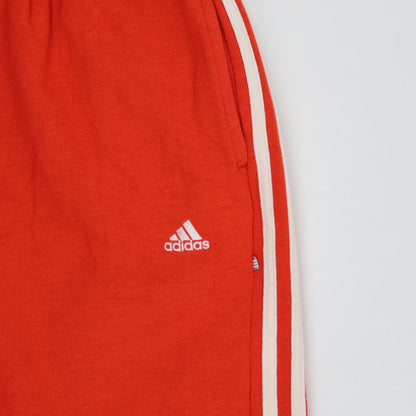 adidas Vintage Red Track Pants Men's Medium Cotton Blend Joggers
