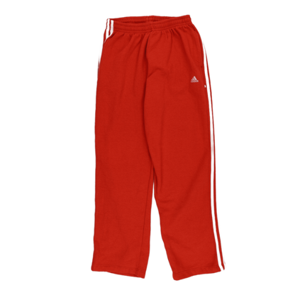 adidas Vintage Red Track Pants Men's Medium Cotton Blend Joggers