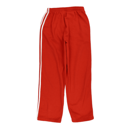 adidas Vintage Red Track Pants Men's Medium Cotton Blend Joggers