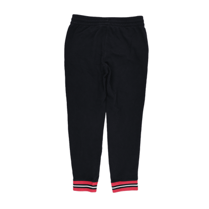 Champion Black Red Stripe Joggers Mens Medium Cotton Blend 76 cm Inseam 38 cm Waist
