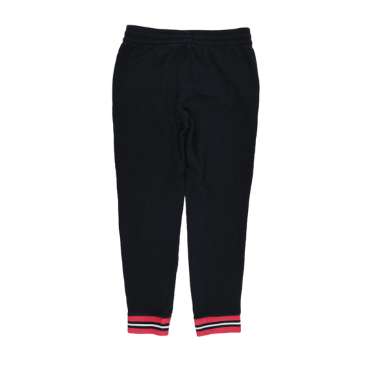 Champion Black Red Stripe Joggers Mens Medium Cotton Blend 76 cm Inseam 38 cm Waist