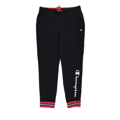 Champion Black Red Stripe Joggers Mens Medium Cotton Blend 76 cm Inseam 38 cm Waist