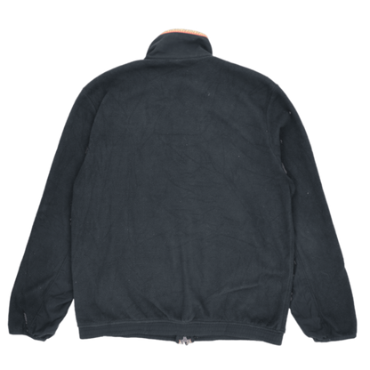 Adidas Originals Black Fleece Outdoor Jacket Size Large Vintage High Collar