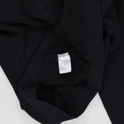 Le Coq Sportif Vintage Black Pullover Hoodie Men Large Cotton Blend