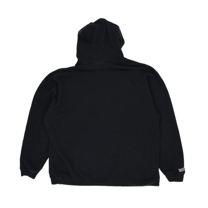 Le Coq Sportif Vintage Black Pullover Hoodie Men Large Cotton Blend