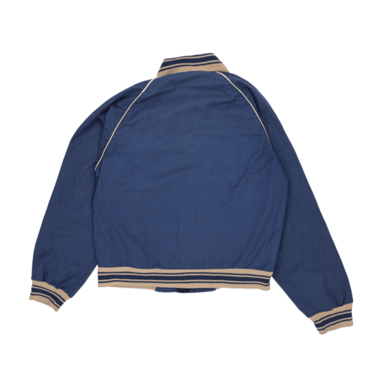 Champion Vintage CSU Fresno Varsity Jacket Blue Medium Cotton Blend