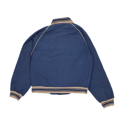 Champion Vintage CSU Fresno Varsity Jacket Blue Medium Cotton Blend