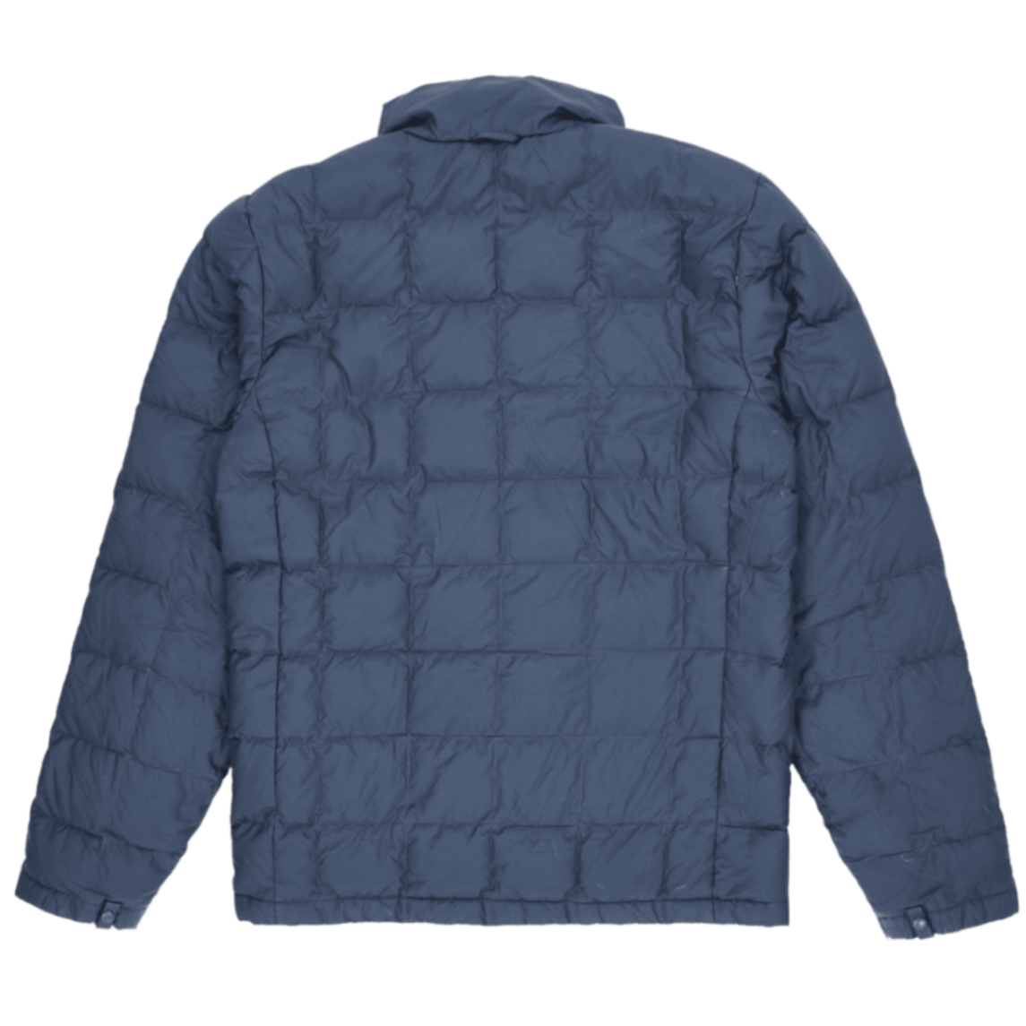 The North Face Navy Blue Puffer Jacket for Men Small Nylon Insulated Outdoor Coat
