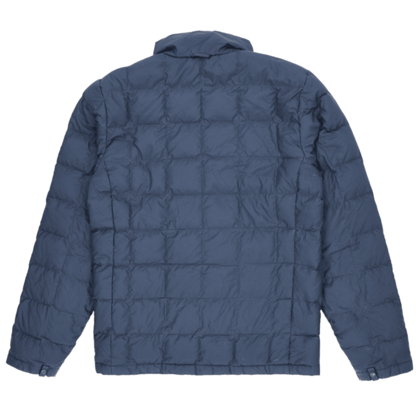 The North Face Navy Blue Puffer Jacket for Men Small Nylon Insulated Outdoor Coat