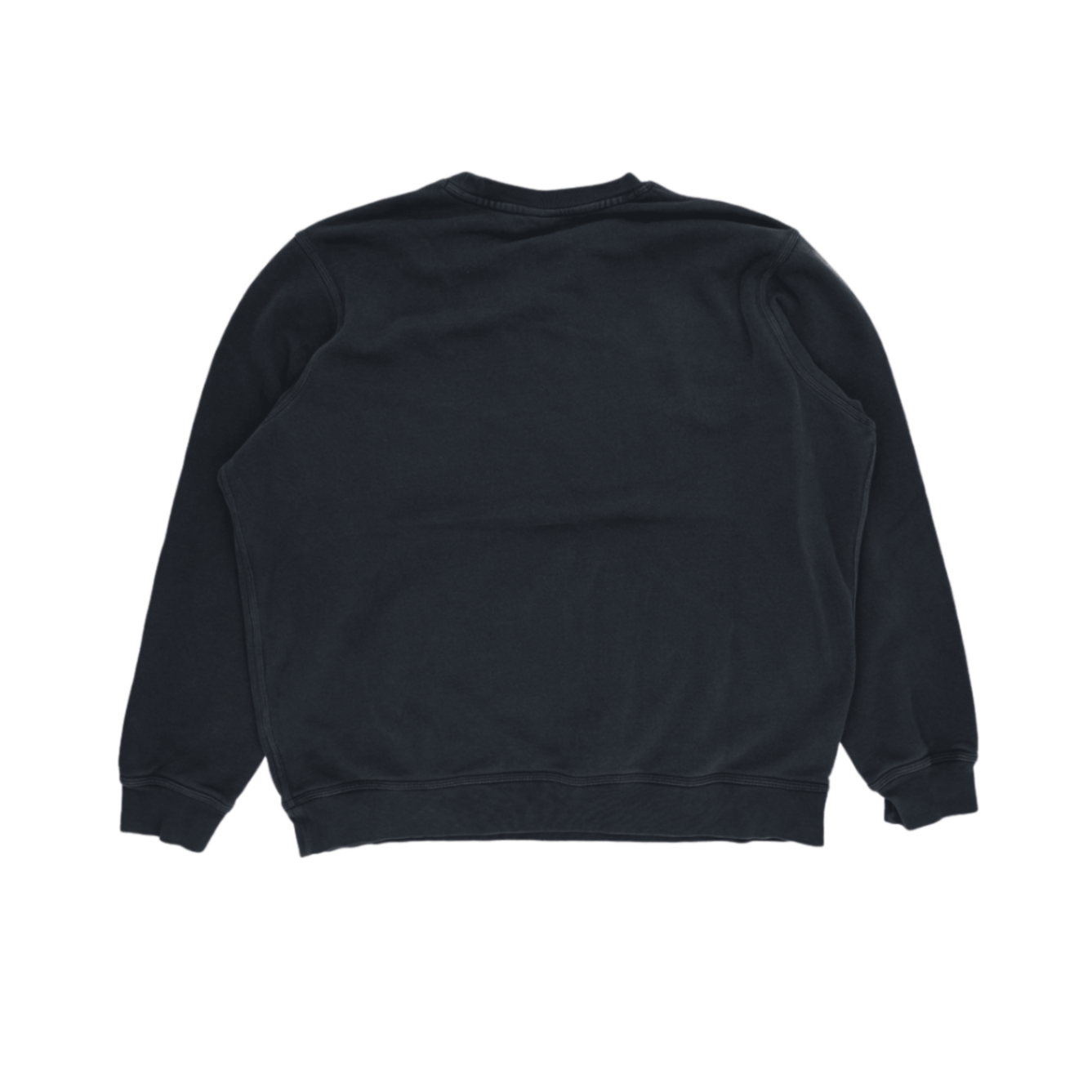 Nike Black Fleece Crew Neck Sweatshirt Large Cotton Blend Mens Activewear