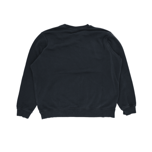 Nike Black Fleece Crew Neck Sweatshirt Large Cotton Blend Mens Activewear