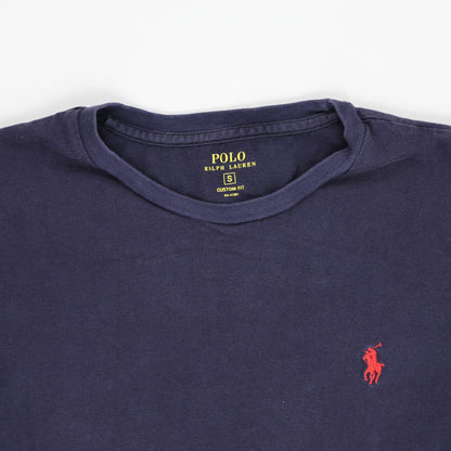 Ralph Lauren Classic T-Shirt Navy Small Cotton Crew Neck