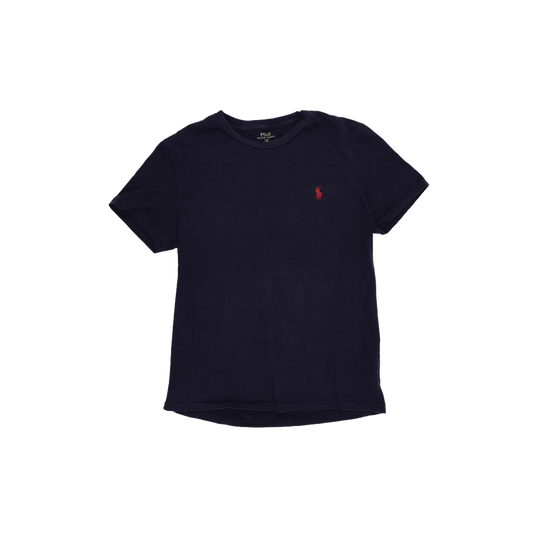 Ralph Lauren Classic T-Shirt Navy Small Cotton Crew Neck