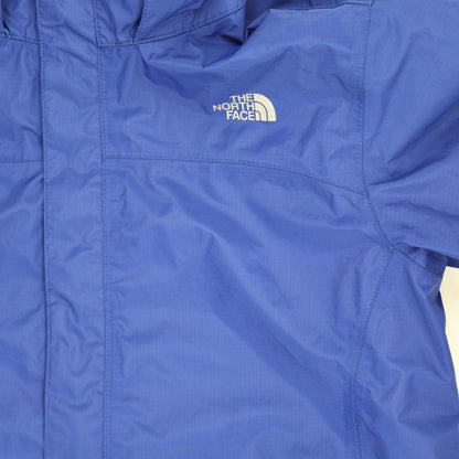 The North Face Boys XL Lightweight Blue Hooded Waterproof Jacket Synthetic Outdoor