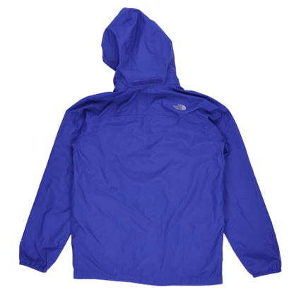 The North Face Boys XL Lightweight Blue Hooded Waterproof Jacket Synthetic Outdoor