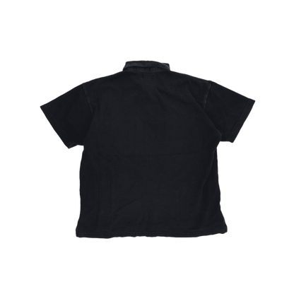 Ralph Lauren Polo Jeans Co Vintage Black Casual Polo Shirt Medium Cotton