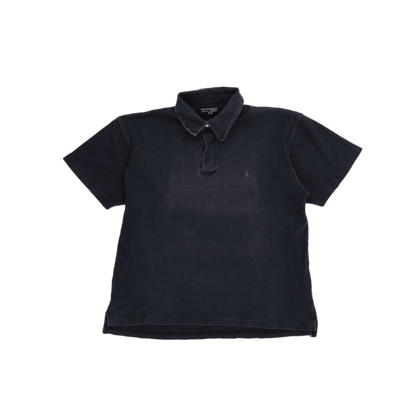 Ralph Lauren Polo Jeans Co Vintage Black Casual Polo Shirt Medium Cotton