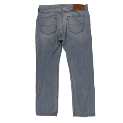 Levi's 501 Light Blue Denim Jeans W34 L32 Straight Fit Vintage Cotton
