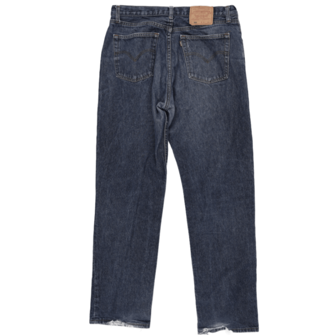 Levi's 501 Vintage Straight Fit Jeans Indigo Blue W38 L34 Cotton Denim