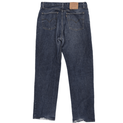 Levi's 501 Vintage Straight Fit Jeans Indigo Blue W38 L34 Cotton Denim