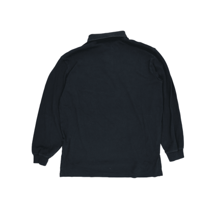 Ralph Lauren Black Long Sleeve Polo Shirt Size Large 100 Percent Cotton