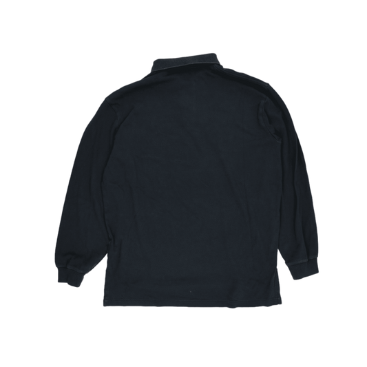 Ralph Lauren Black Long Sleeve Polo Shirt Size Large 100 Percent Cotton
