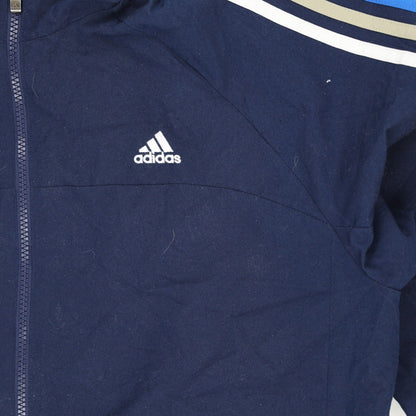 adidas Essentials Track Jacket Navy Blue Men Size M Polyester