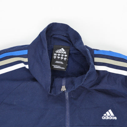 adidas Essentials Track Jacket Navy Blue Men Size M Polyester