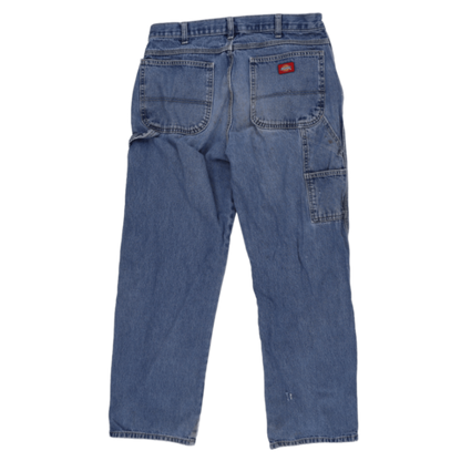 Dickies Vintage Carpenter Jeans Blue W35 L32 Cotton Denim